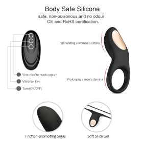 Remote Control Cock Ring for Erection Enhancing Long Lasting Male Adult Toys Sex for Men Male Pleasure Vibrators Penis rings Vibrating Penis Ring Wire
