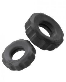 Hunky Junk Cog Ring 2 Size Double Pack - Tar &amp; Stone Pack Of 2