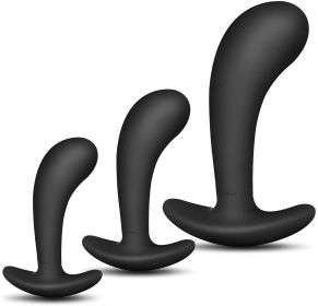 Anus Dilator Kit 3Pcs Assorted Butt Plug Anal Set Anal Massaging Toy Prostate Massagers Adult Toys Sex for Male Female Men Women Beginniers Advanced U