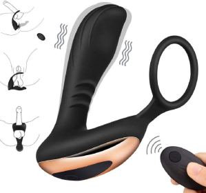 Multi Modes Vibrate Massage Tool Remote Control Waterproof Prostate Massaging for Men USB Charging Massager for Beginners Beads for Sex