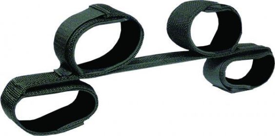 Bondage Bar with Neoprene Velcro Cuffs 24 inches Black
