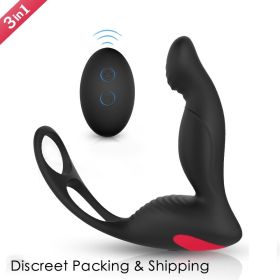 10 Speeds and Patterns Electric Massager for Man,Waterproof Rechargeable Prostrate Prostata Stimulator Toy,Whisper Quiet