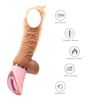 Silicone Soft Penis;  Sucker And Vibrator Remote Control 7 vibration modes; thrusting Dil-do toy for Women with 8 Vibrating Modes Silicone Dil-do Vibr